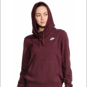 Nike sportswear women’s funnel neck fleece (RARE)